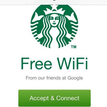 スタバのwifiサイン